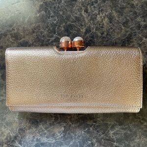 COPY - Ted Baker Rose Gold Wallet/Clutch